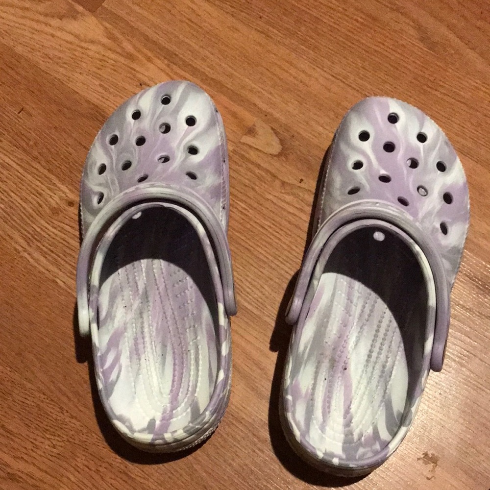Purple crocks